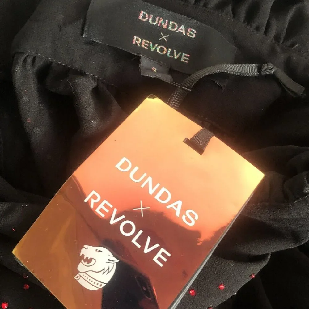 DUNDAS x REVOLVE Gem Jumpsuit Black Ruby - Picture 5 of 8